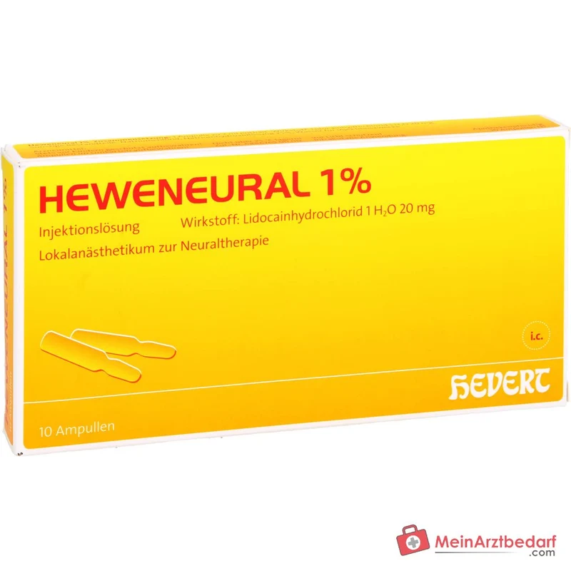 Hevert Heweneural 1% Injektionslösung, 100 x 2 ml