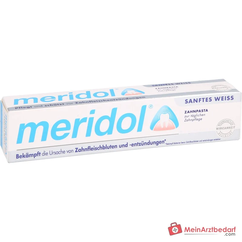 meridol Zahnfleischschutz Sanftes Weiß Zahnpasta, 75 ml