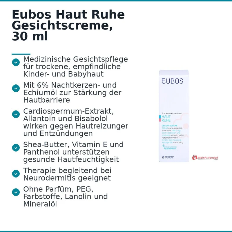 Eubos Haut Ruhe Gesichtscreme, 30 ml