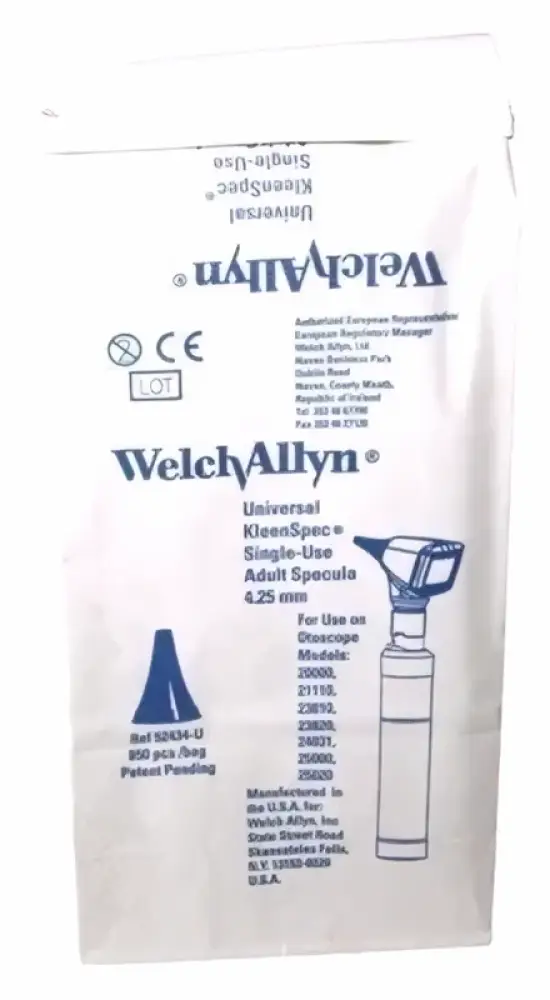 Oortips Welch Allyn disposable otoscoop 4,25 mm volwassenen 850 stuks