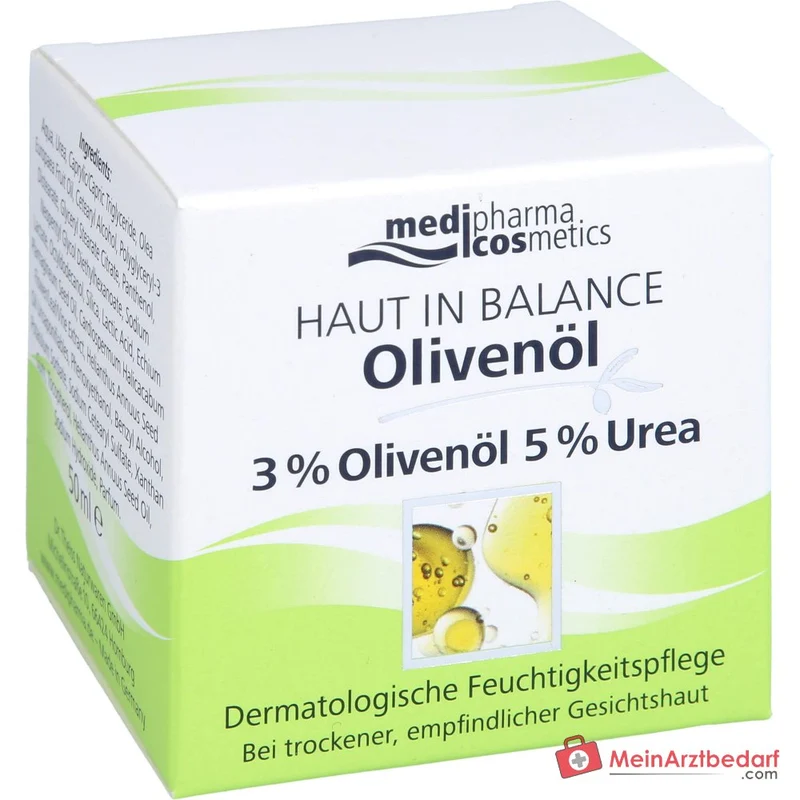 medipharma cosmetics Haut in Balance Olivenöl Feuchtigkeitspflege Creme, 50 ml