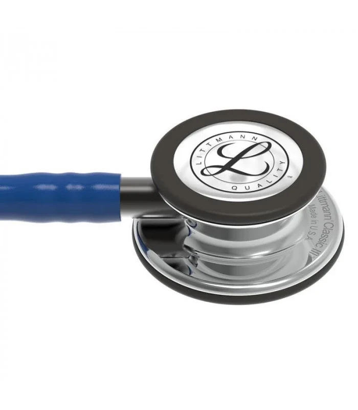 Littmann® Classic III Stethoscope - marine blauw - mirror - smoke