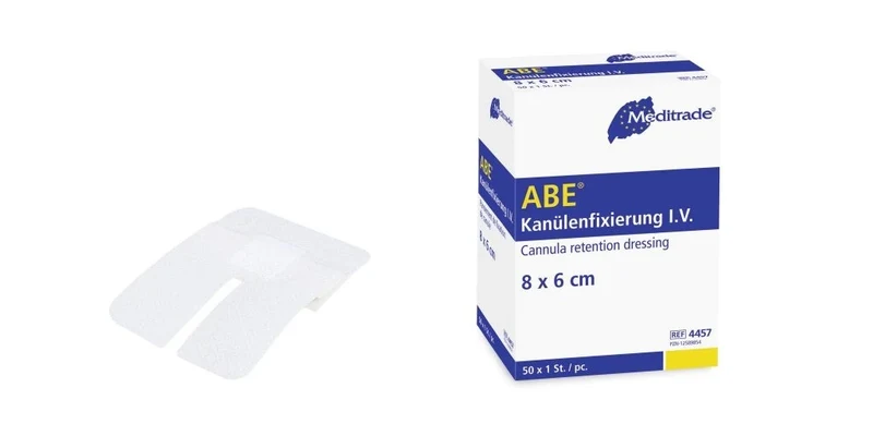 ABE infuuspleister 8 cm x 6 cm 1 stuks