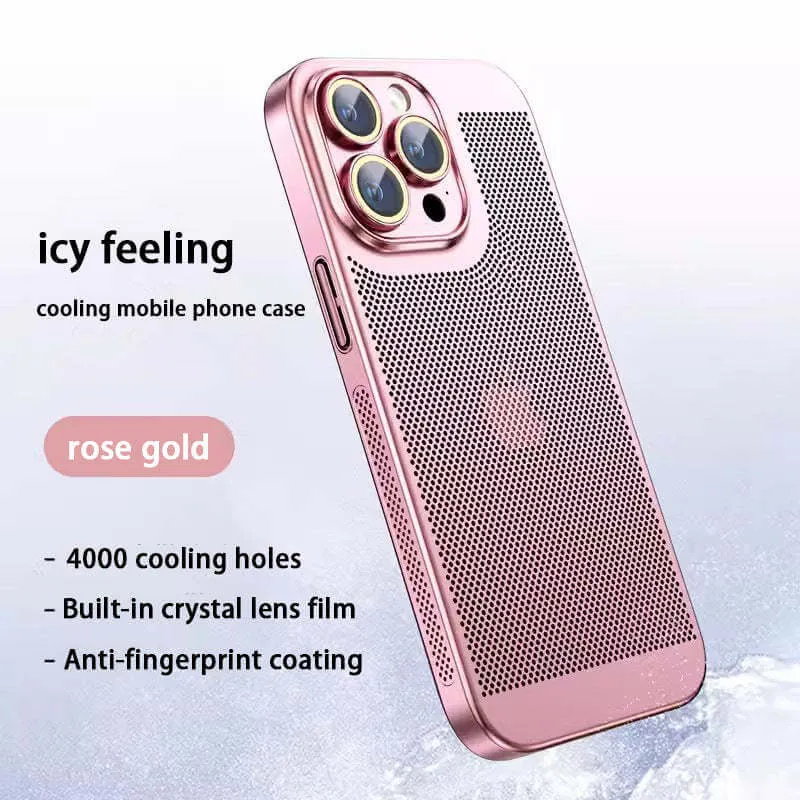 Elektroplattierung Wärmeableitendes iPhone-Hülle