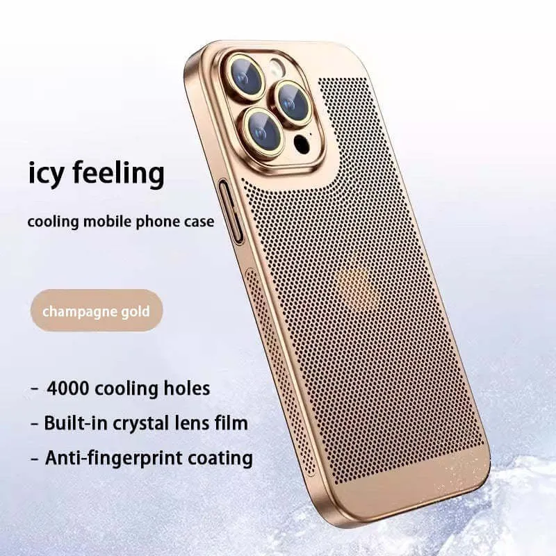 Elektroplattierung Wärmeableitendes iPhone-Hülle