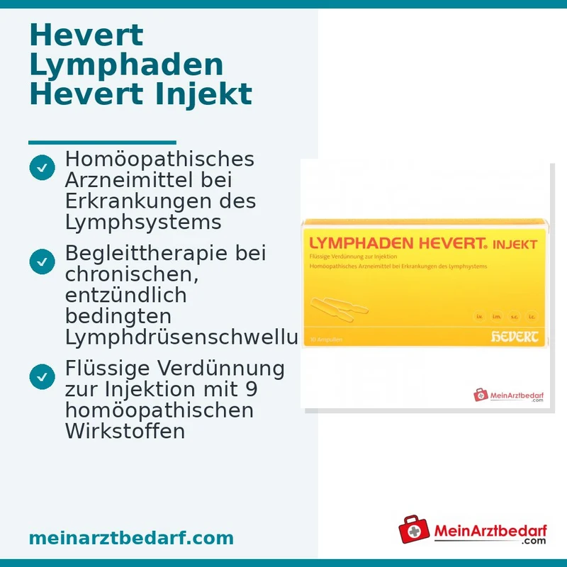 Hevert Lymphaden Hevert Injekt Ampullen, 10 Stück