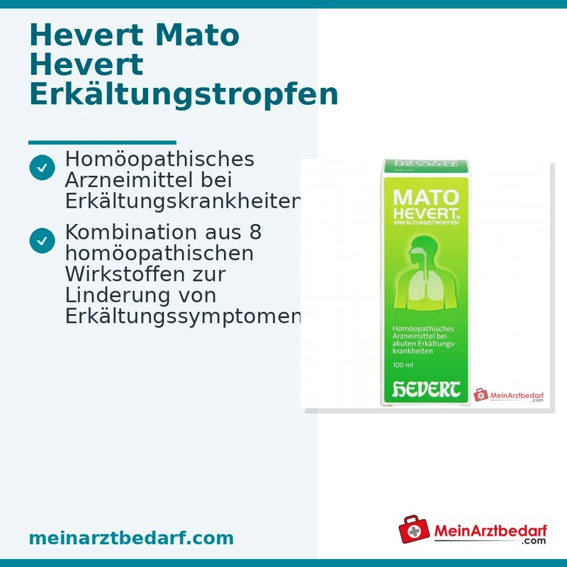 Hevert Mato Hevert Erkältungstropfen Tropfen, 100 ml