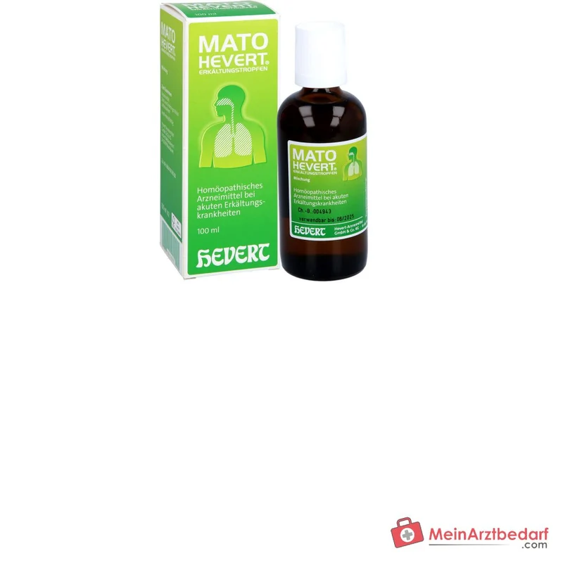 Hevert Mato Hevert Erkältungstropfen Tropfen, 100 ml