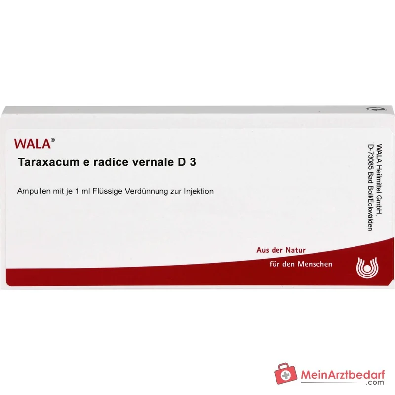 WALA Taraxacum e radice vernale D3 Loewenzahnwurzel Ampullen, 10 x 1 ml