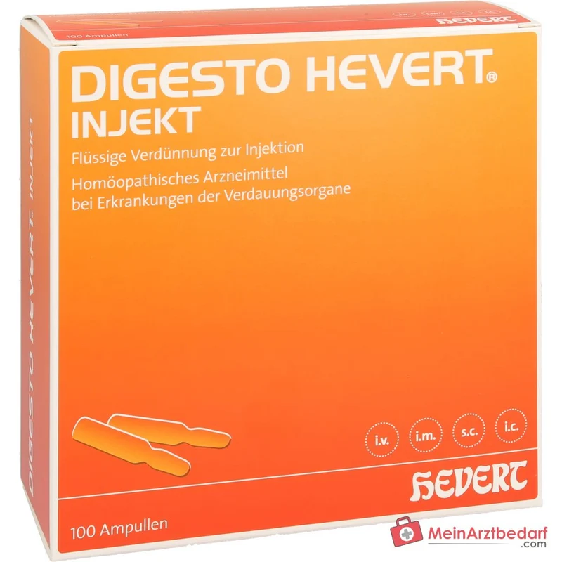 Hevert Digesto injekt Ampullen, 100 Stück à 2 ml
