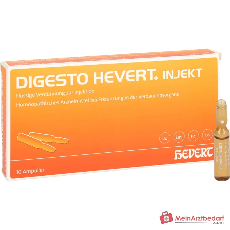 Hevert Digesto injekt Ampullen, 10 Stück à 2 ml