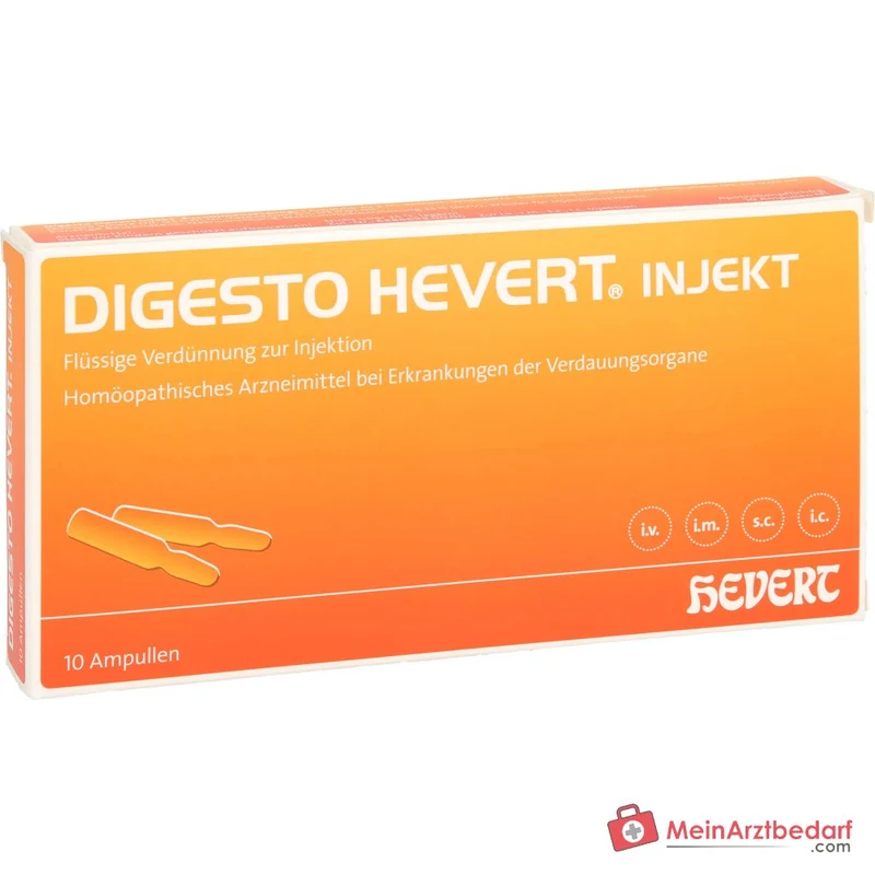 Hevert Digesto injekt Ampullen, 10 Stück à 2 ml