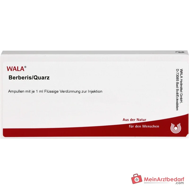 WALA Berberis/Quarz Ampullen, 10 x 1 ml