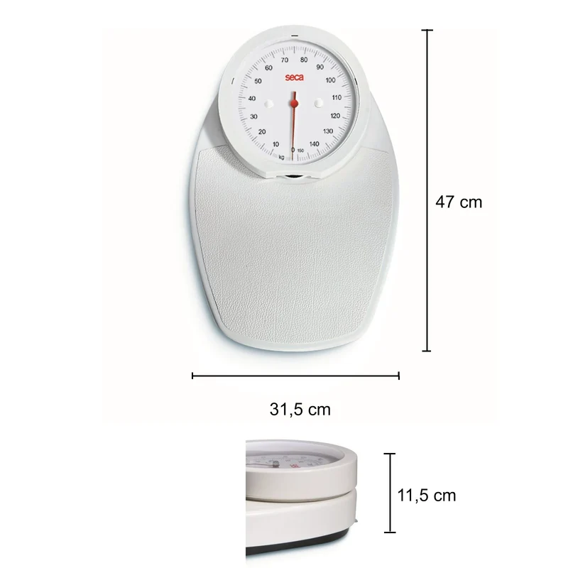 Seca 750 Viva Opstapweegschaal Wit| Professionele Personenweegschaal