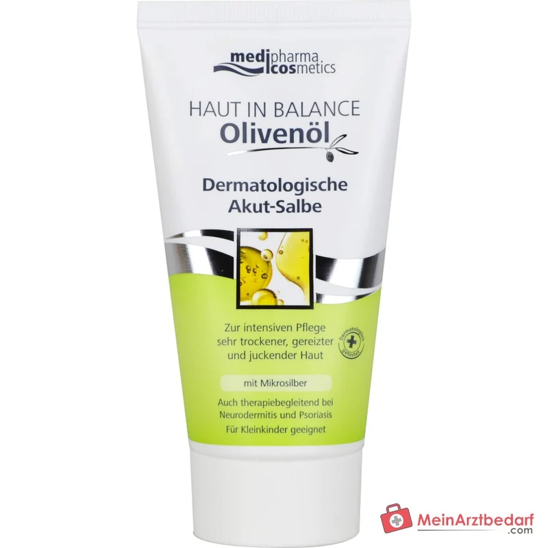 medipharma cosmetics Haut in Balance Olivenöl Dermatologische Akut-Salbe, 75 ml