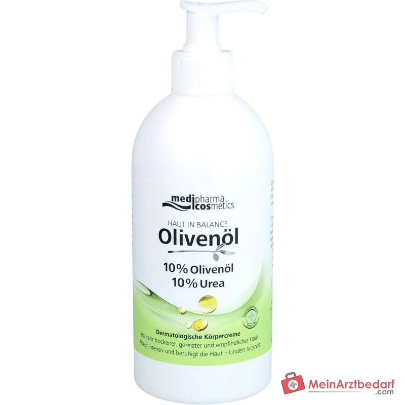 medipharma cosmetics Haut in Balance Olivenöl Dermatologische Körpercreme, 500 ml