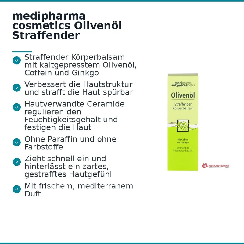 medipharma cosmetics Olivenöl Straffender Körperbalsam, 200 ml