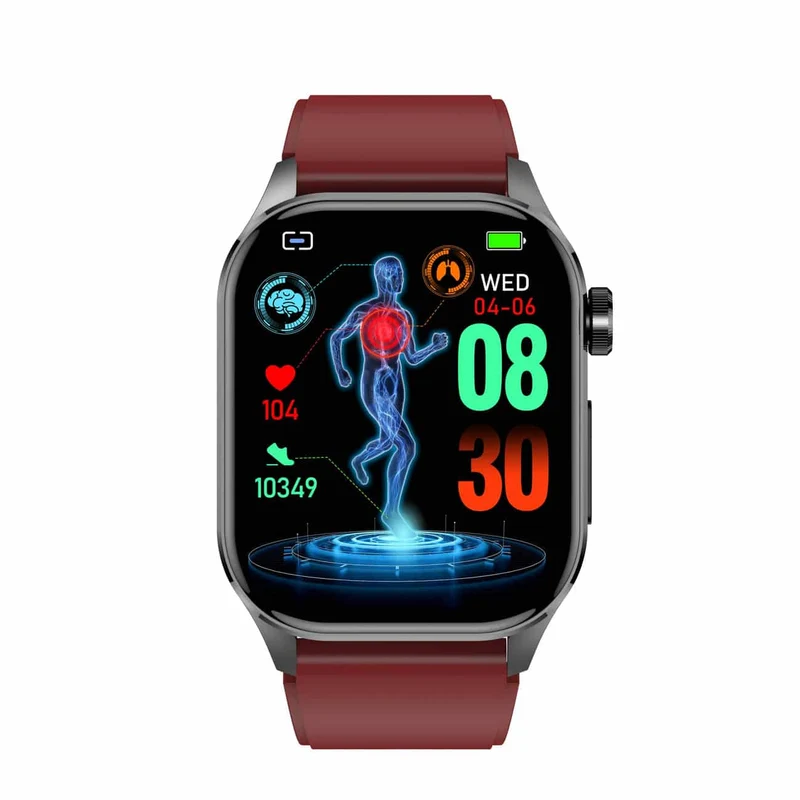 Smartwatch mit ECG - Blutzucker- & Blutdruckmonitor | HealthSync