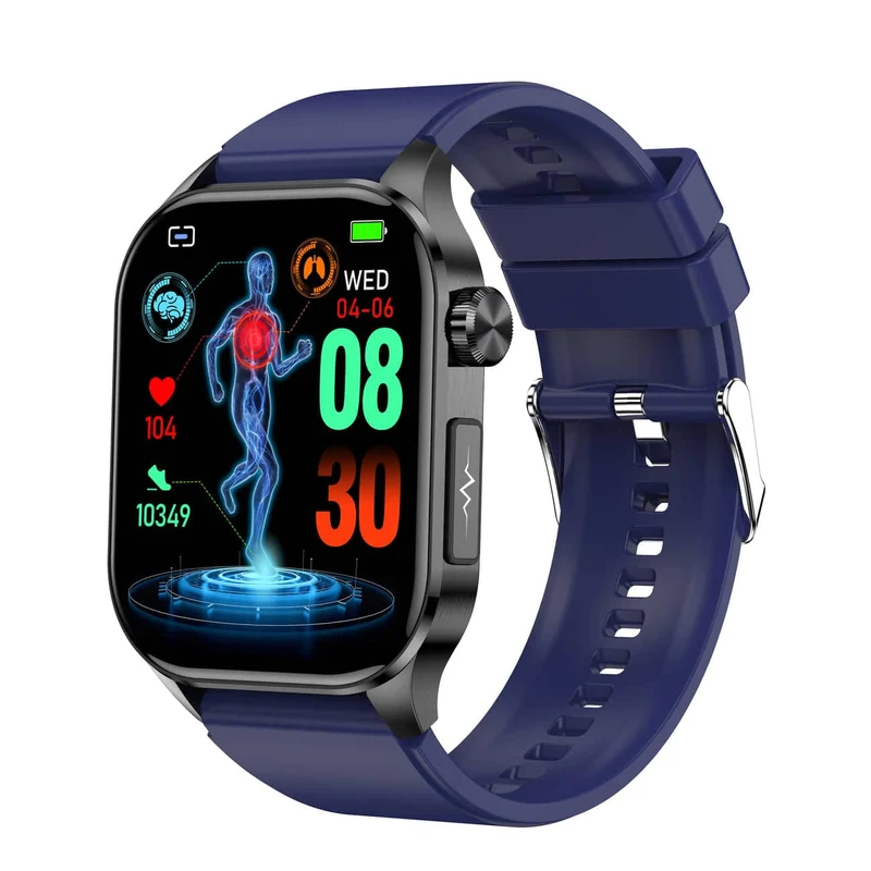 Smartwatch mit ECG - Blutzucker- & Blutdruckmonitor | HealthSync