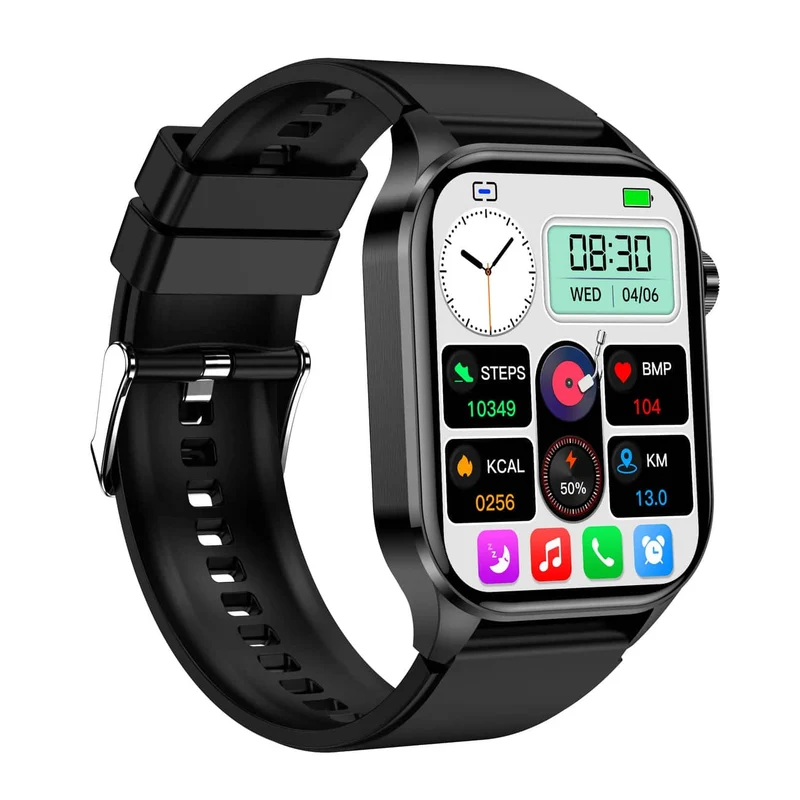 Smartwatch mit ECG - Blutzucker- & Blutdruckmonitor | HealthSync