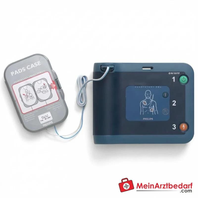 Philips HeartStart FRx Defibrillator halbautomatisch inkl. SMART Pads II und Tasche
