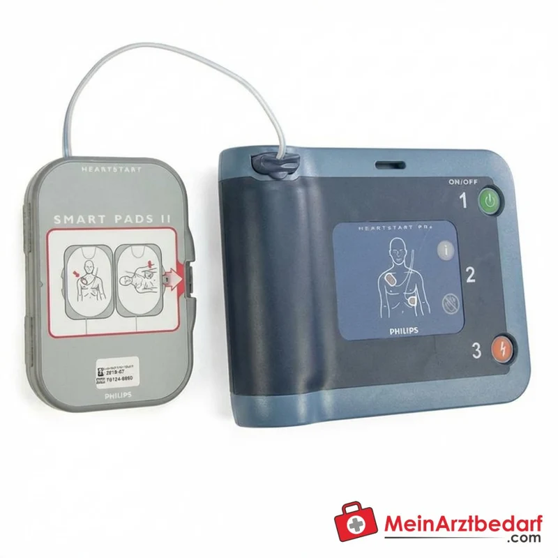 Philips HeartStart FRx Defibrillator halbautomatisch inkl. SMART Pads II und Tasche
