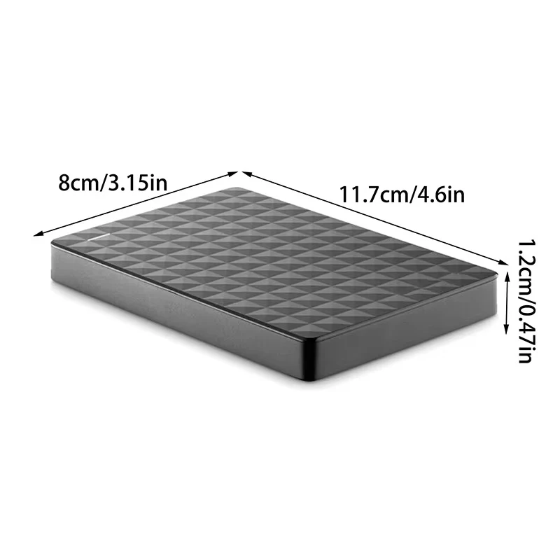 Tragbare Externe Festplatte 2TB - USB 3.0 Schneller Speicher