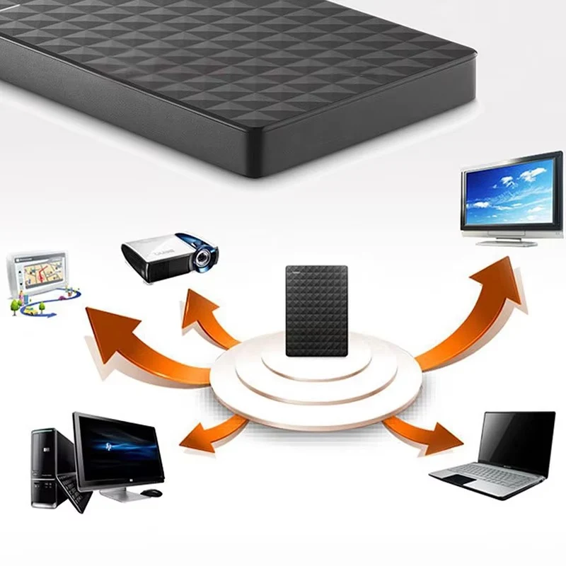 Tragbare Externe Festplatte 2TB - USB 3.0 Schneller Speicher