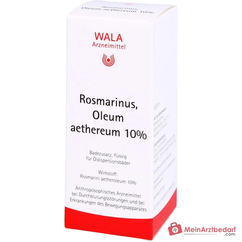 WALA Rosmarinus Oleum aethereum 10% Rosmarinöl Badezusatz, 100 ml