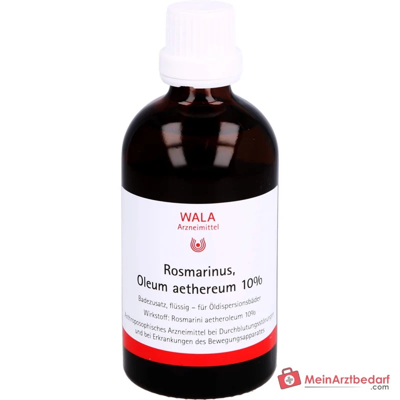 WALA Rosmarinus Oleum aethereum 10% Rosmarinöl Badezusatz, 100 ml