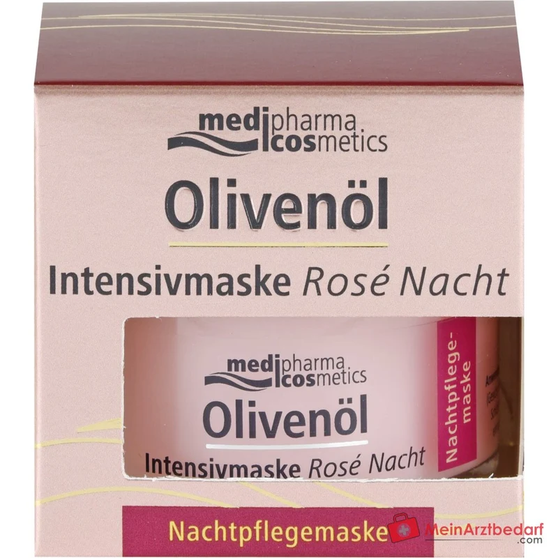 medipharma cosmetics Olivenöl Intensivmaske Rosé Nacht, 50 ml