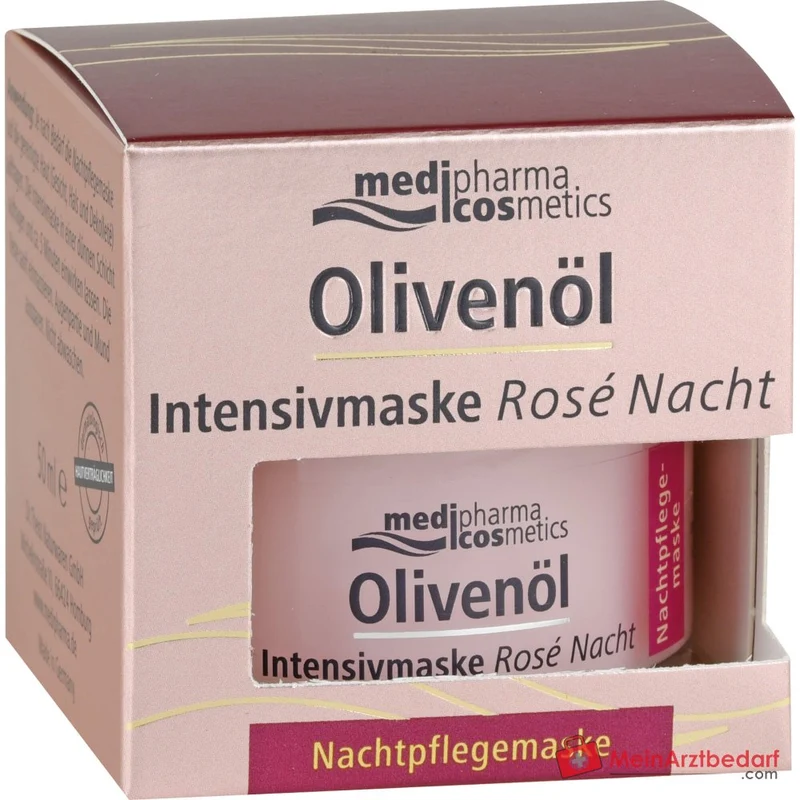medipharma cosmetics Olivenöl Intensivmaske Rosé Nacht, 50 ml