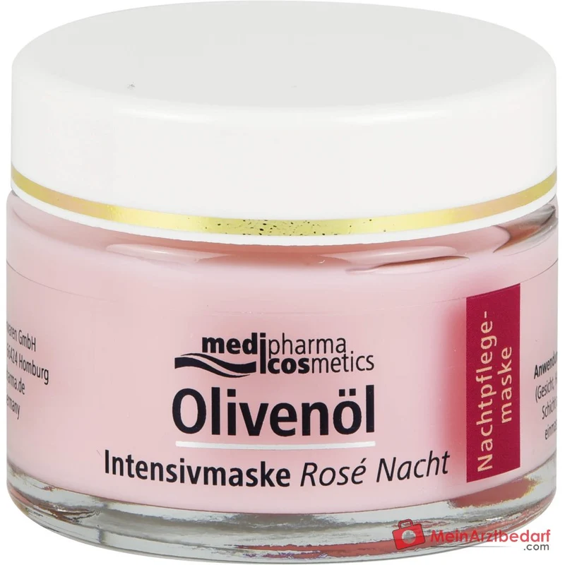 medipharma cosmetics Olivenöl Intensivmaske Rosé Nacht, 50 ml
