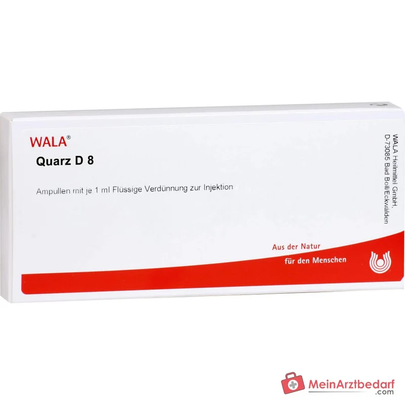 WALA Quarz D8 Ampullen, 10 x 1 ml