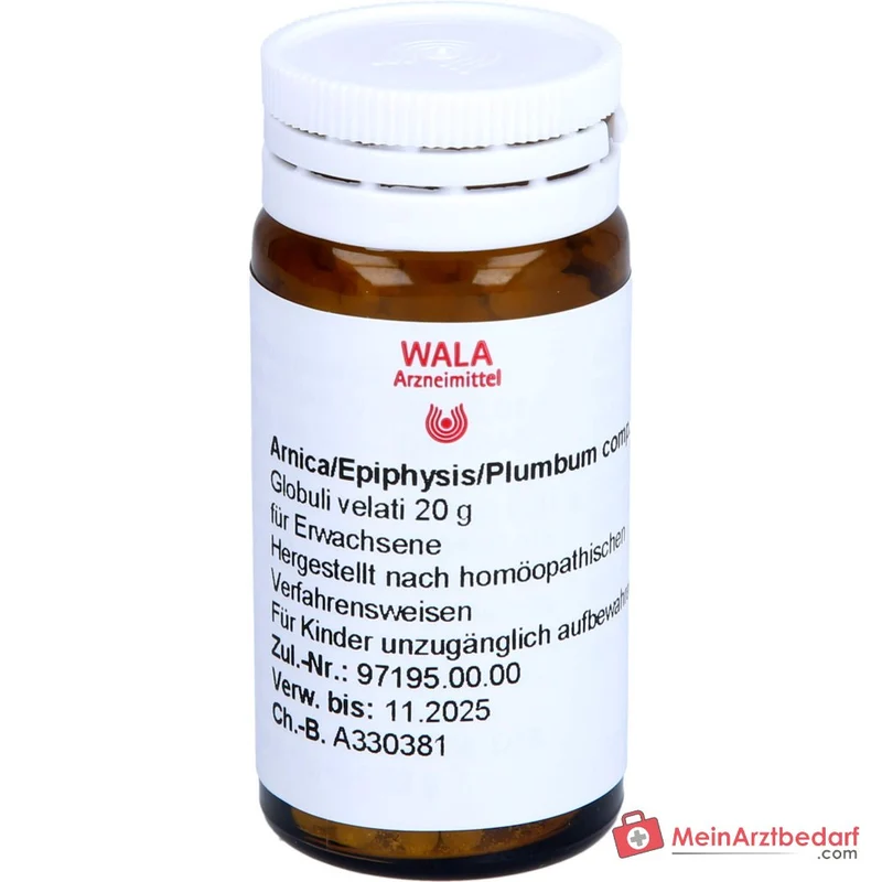 WALA Arnica / Epiphysis / Plumbum comp. B Globuli velati, 20 g