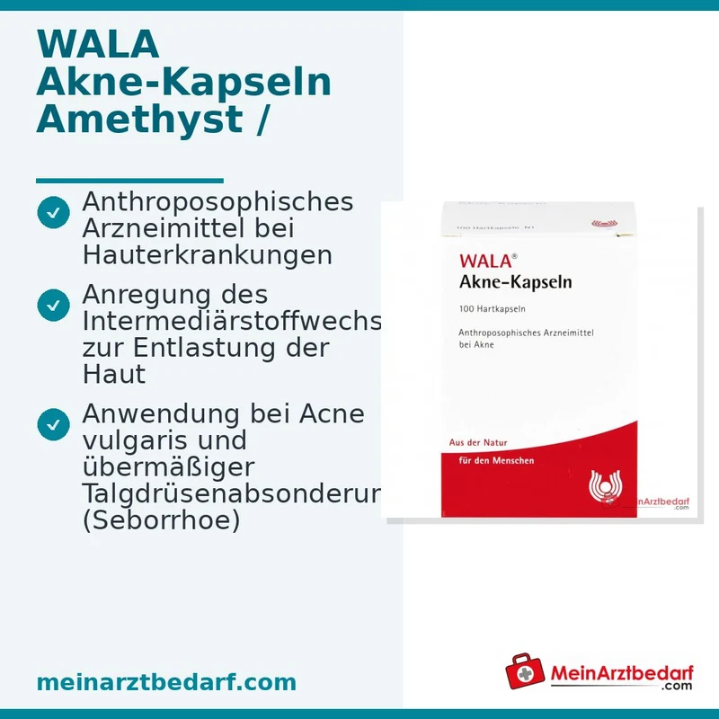 WALA Akne-Kapseln Hartkapseln, 100 St.