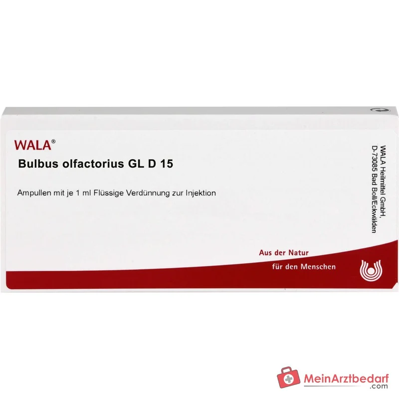 WALA Bulbus olfactorius Gl D15 Bulbus olfactorius bovis Ampullen, 10 x 1 ml