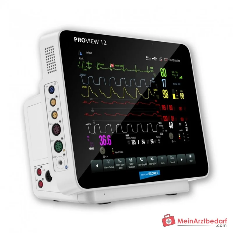 medical ECONET PROview 12 Patientenmonitor mit 12-Kanal-EKG