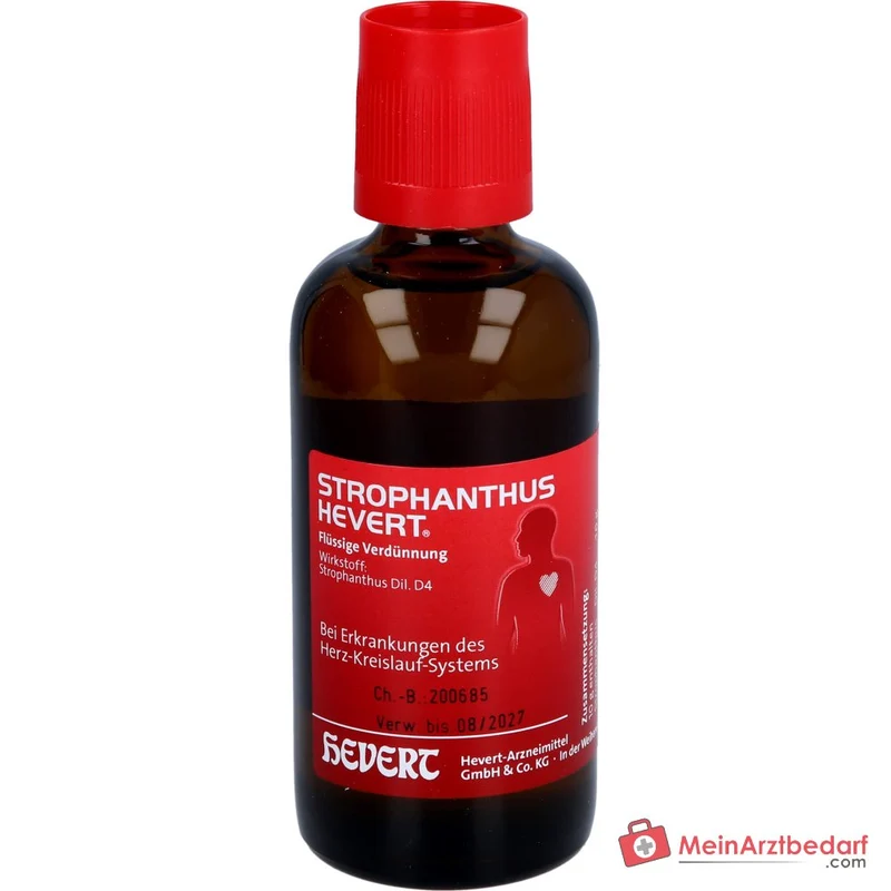 Hevert Strophanthus gratus D4 Tropfen, 100 ml