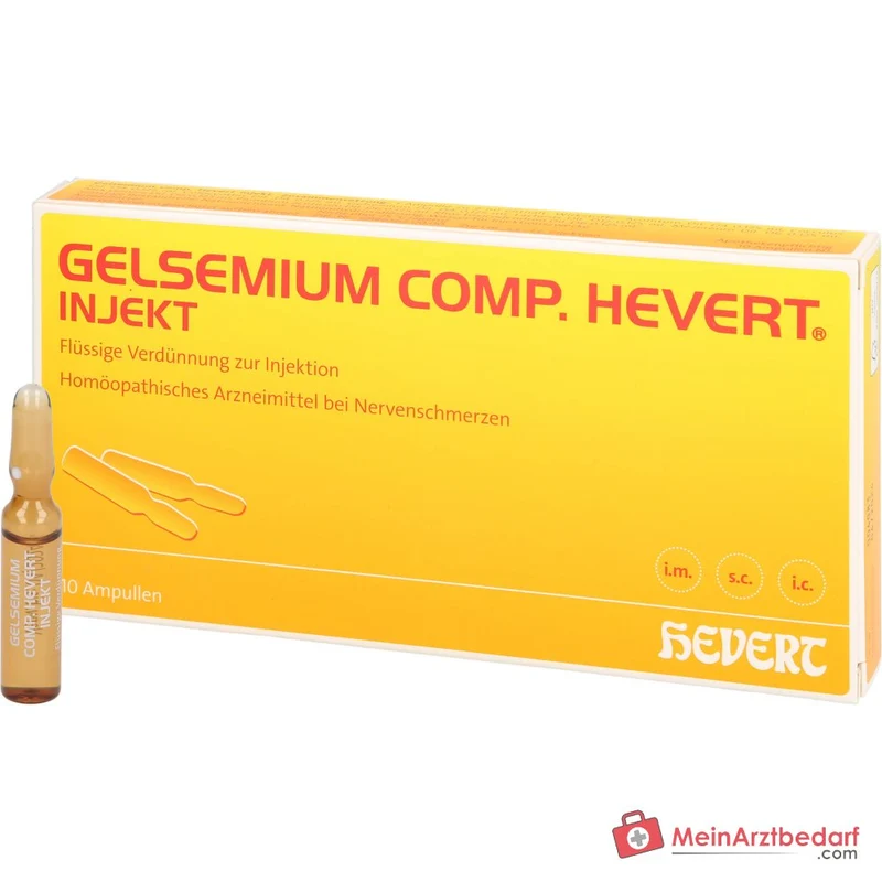 Hevert Gelsemium comp. Injekt Ampullen, 10 Stück