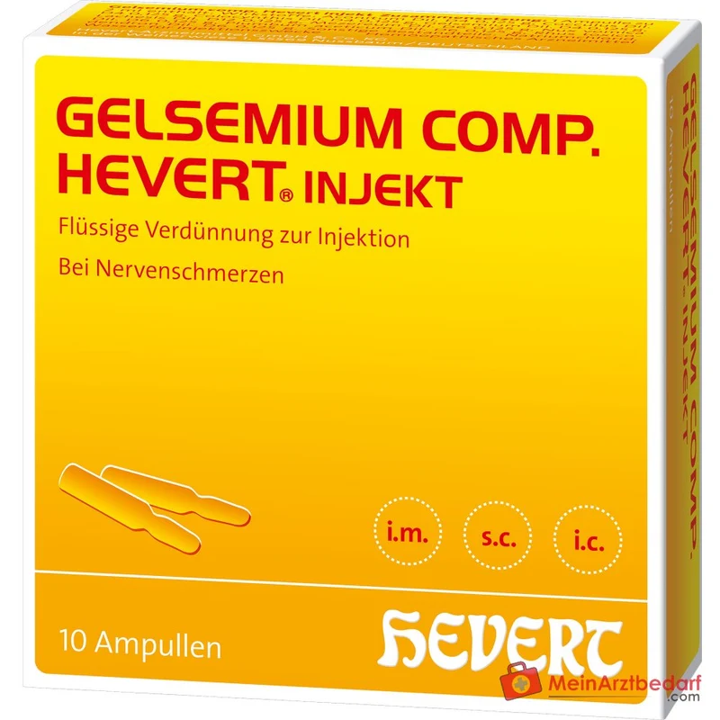 Hevert Gelsemium comp. Injekt Ampullen, 10 Stück