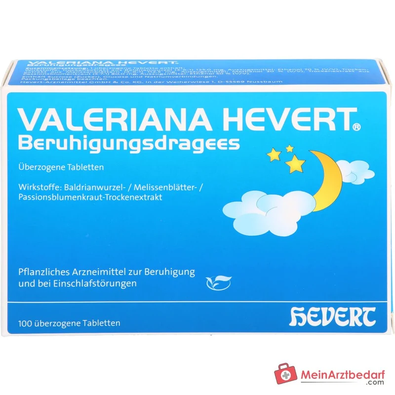 Hevert Valeriana Beruhigungsdragees überzogene Tabletten, 100 Stück