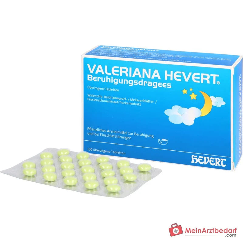 Hevert Valeriana Beruhigungsdragees überzogene Tabletten, 100 Stück