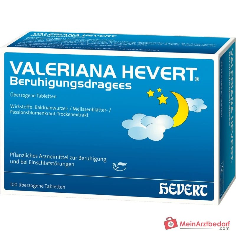 Hevert Valeriana Beruhigungsdragees überzogene Tabletten, 100 Stück