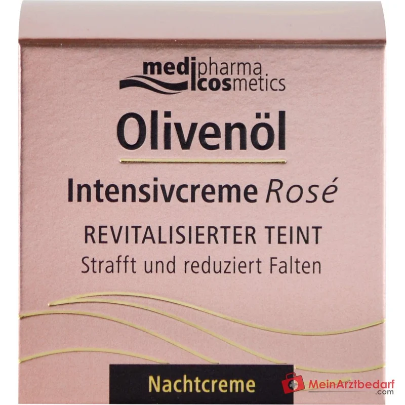 medipharma cosmetics Olivenöl Intensivcreme Rosé Nachtcreme, 50 ml