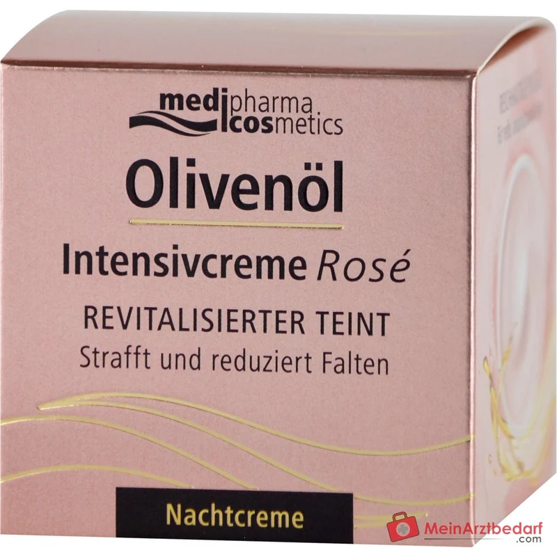 medipharma cosmetics Olivenöl Intensivcreme Rosé Nachtcreme, 50 ml