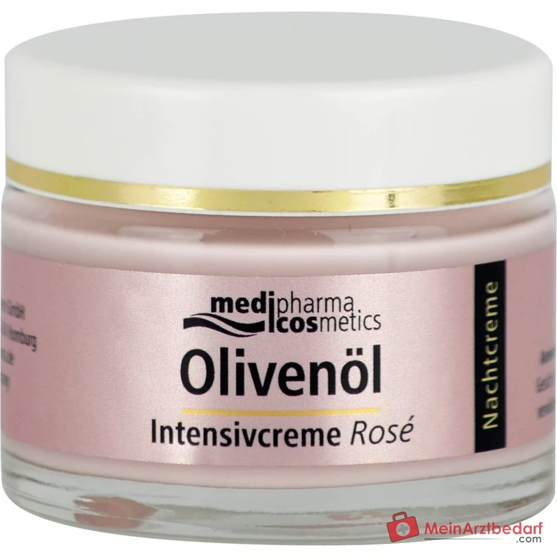 medipharma cosmetics Olivenöl Intensivcreme Rosé Nachtcreme, 50 ml