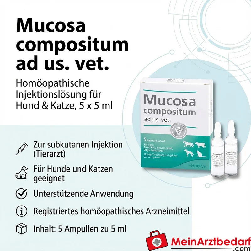 Mucosa comp ad us vet 5 x 5 ml
