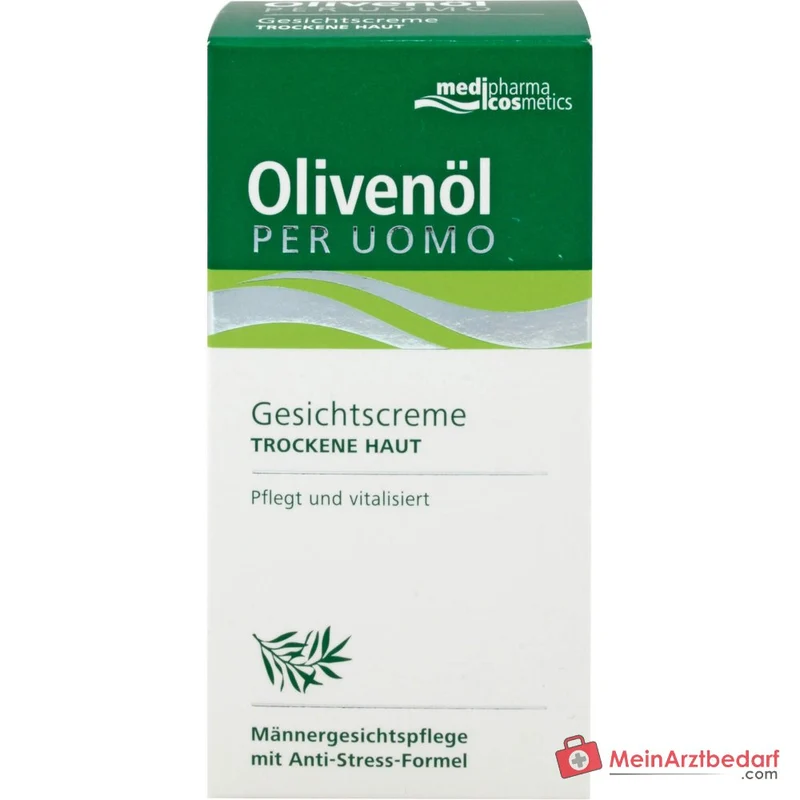 medipharma cosmetics Olivenöl Per Uomo Gesichtscreme, 50 ml