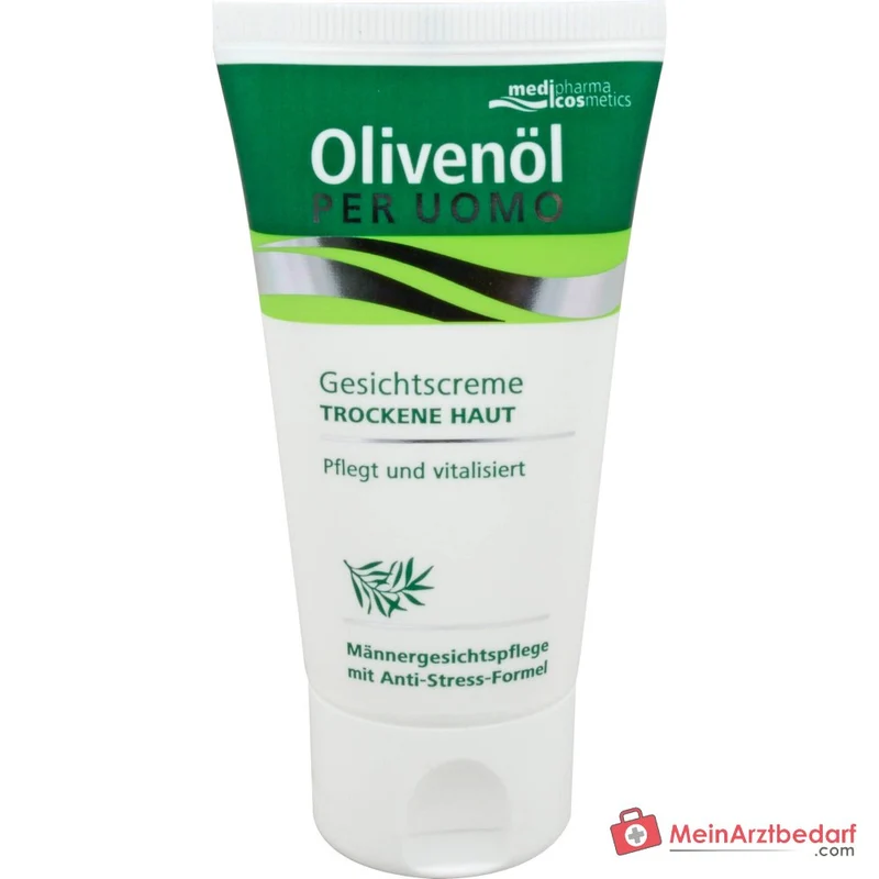 medipharma cosmetics Olivenöl Per Uomo Gesichtscreme, 50 ml